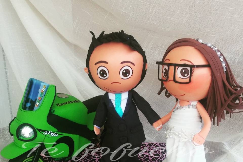 Novios boda personalizado