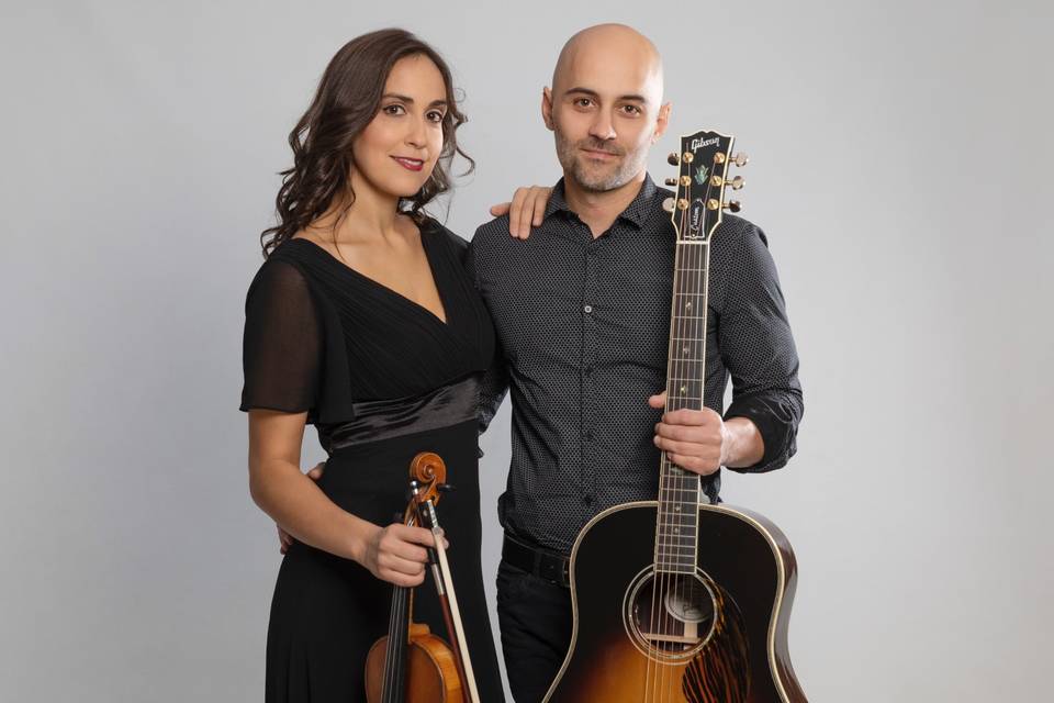 Violín y guitarra boda