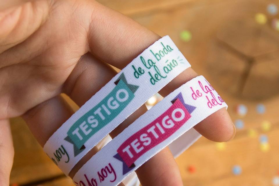 Pulsera de regalo para testigos