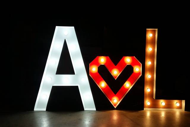 Letras luminosas