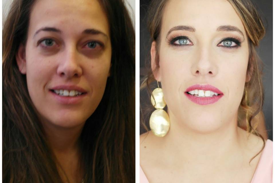 Maquillaje con aerógrafo de invitada