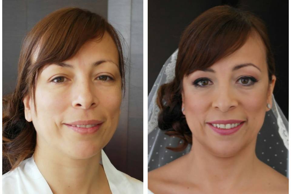 Maquillaje y peinado de invitada