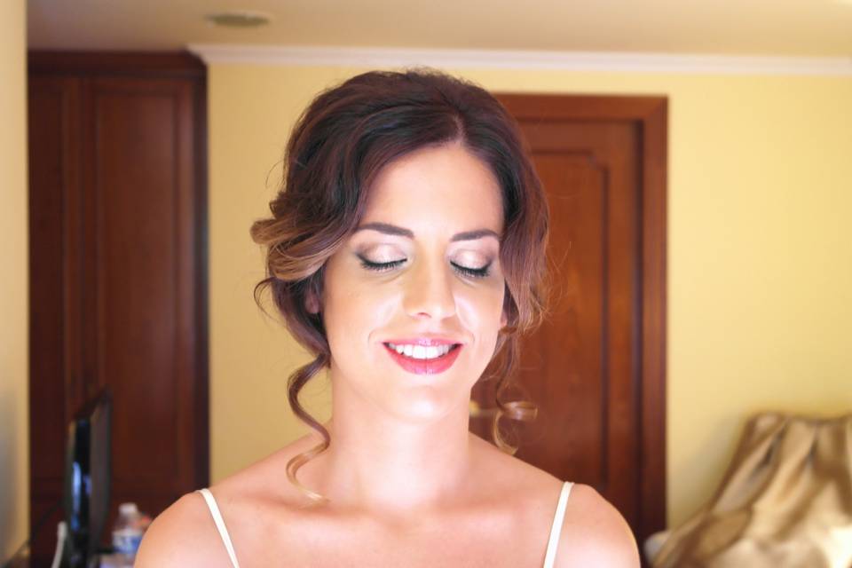 Maquillaje de novia con aerógrafo