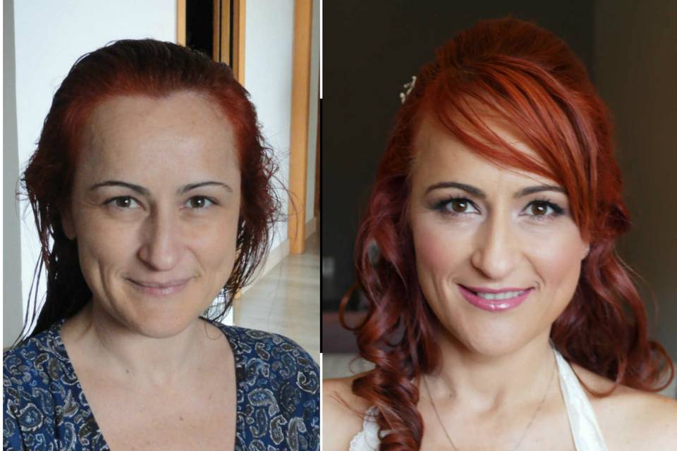 Maquillaje tradicional de novia