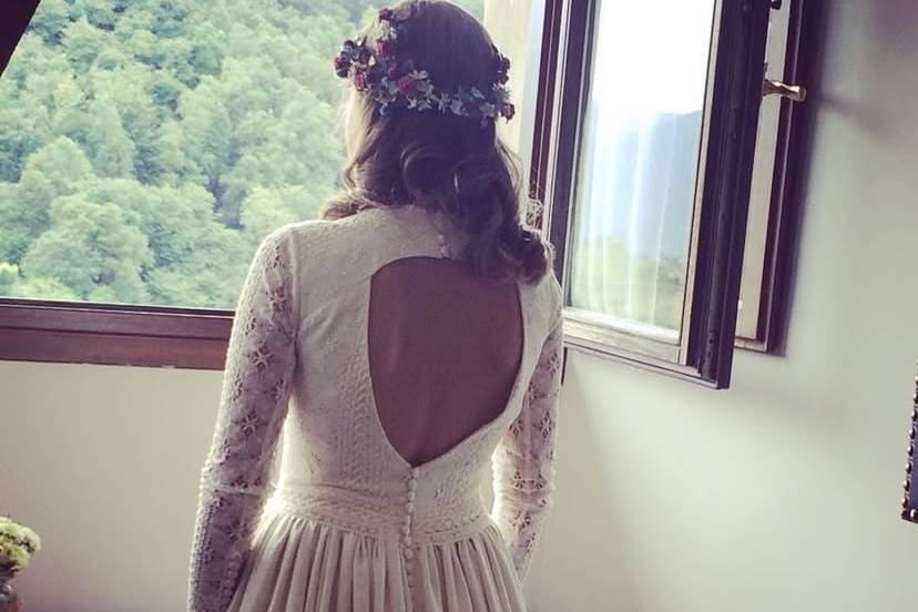 Inés, una novia radiante