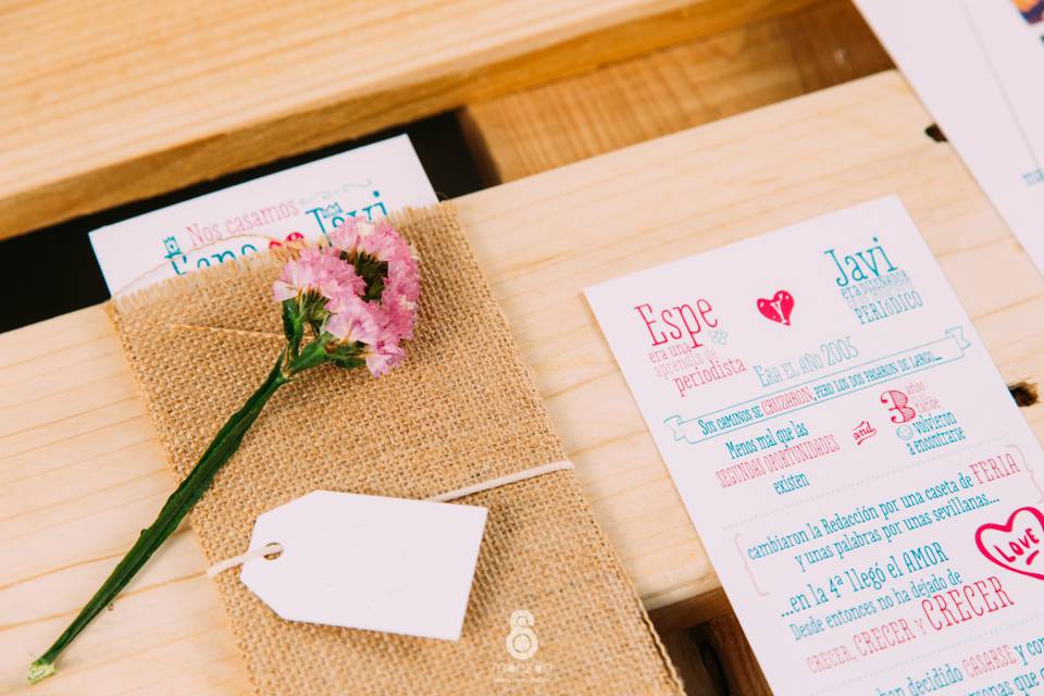 Invitación de boda