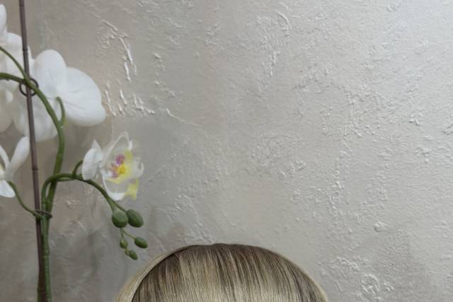 Elegant bridal hairstyle