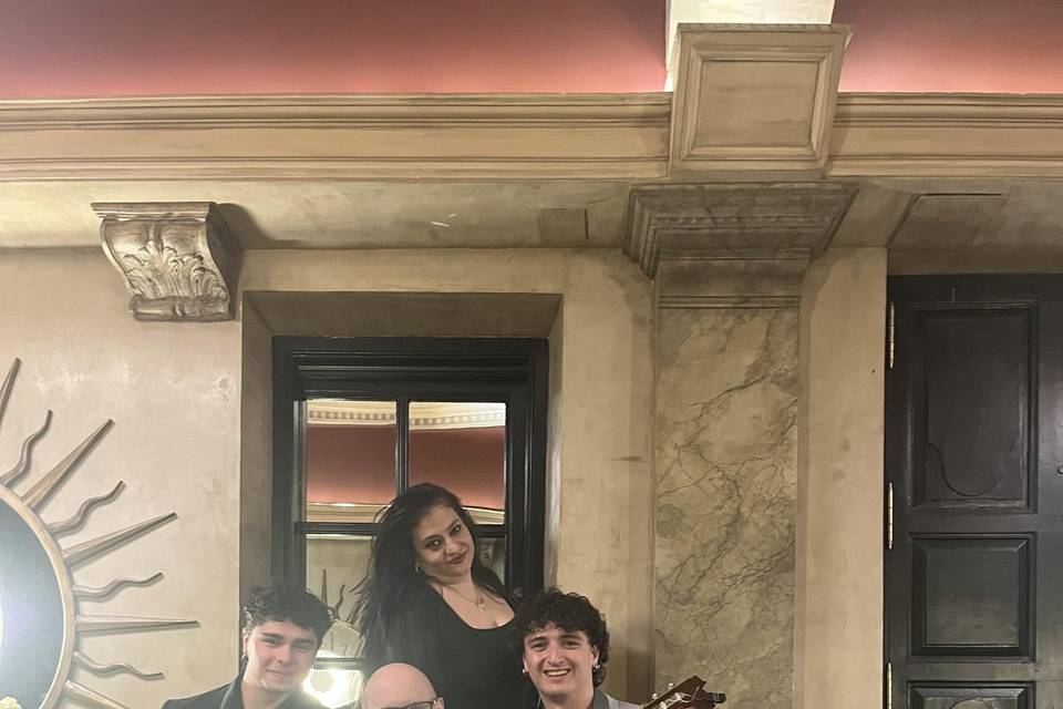 Con Andrés Sánchez Isabel Soto
