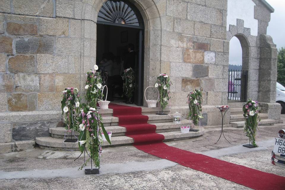 Entrada a la capilla