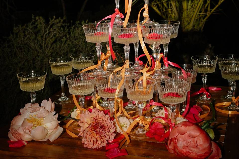 Champagne Tower
