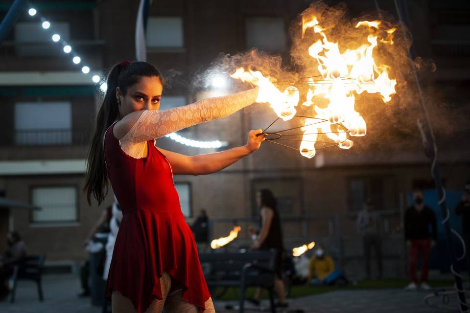 Show fuego