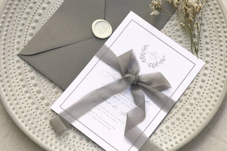 Invitación de boda 'Corse'