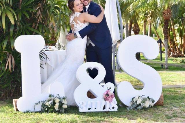 Iniciales de boda