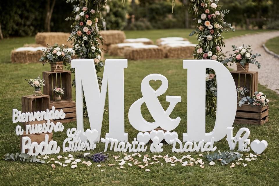 Pack letras para bodas