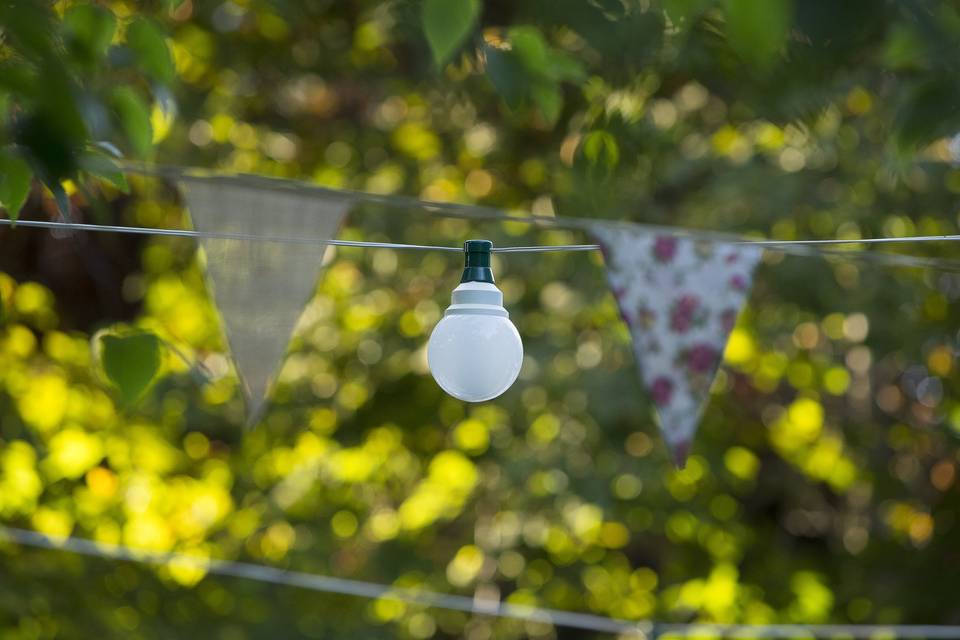 Detalle de banderines
