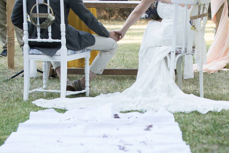 Sillas nupciales