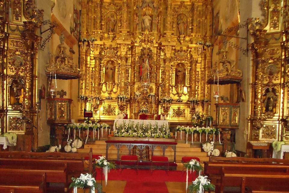 Decoracion de la iglesia