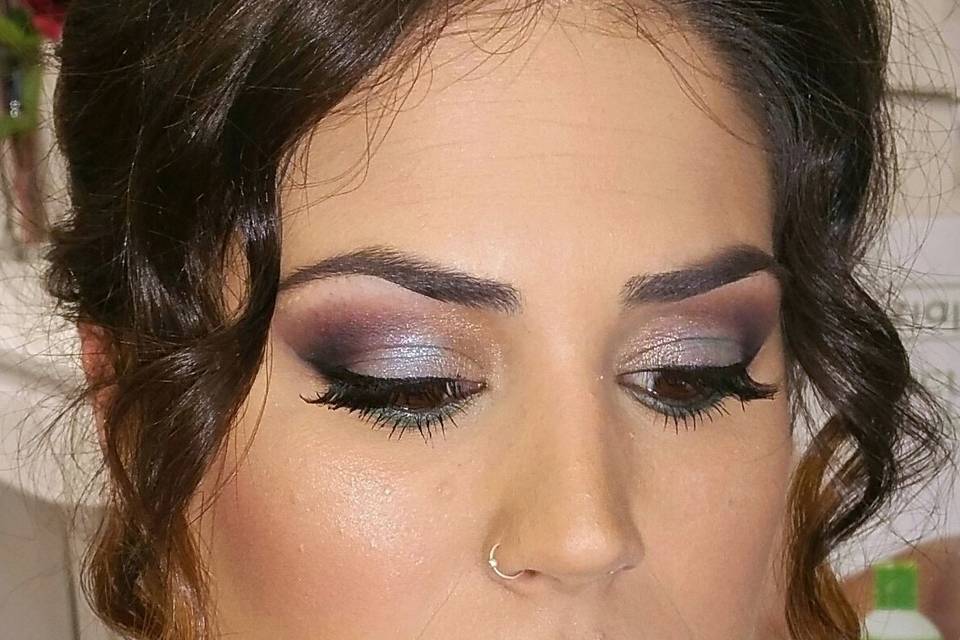 Green smokey eye