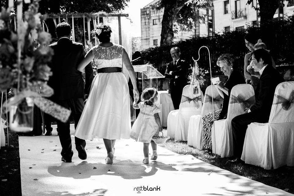 La entrada de la novia