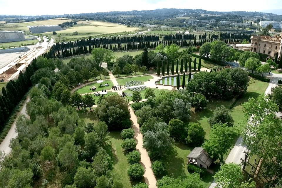 Panorámica desde el aire