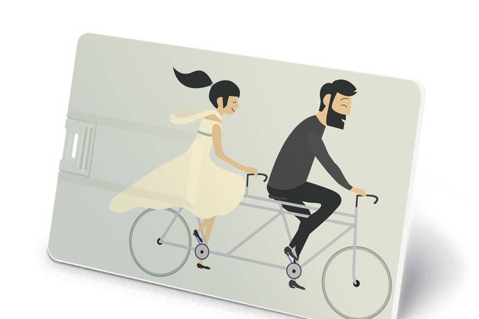 Tarjeta usb para bodas