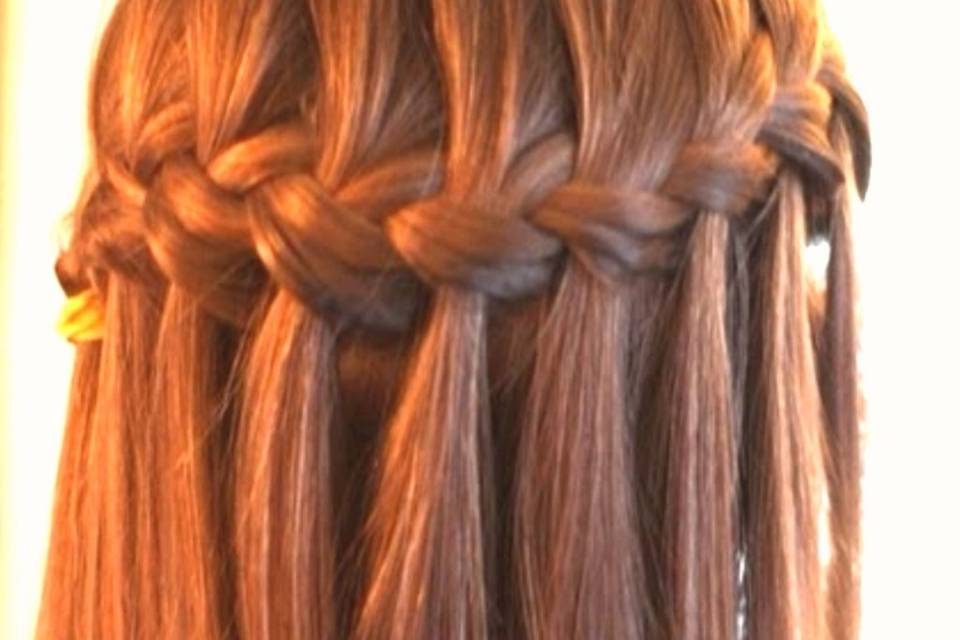 Trenza de cascada