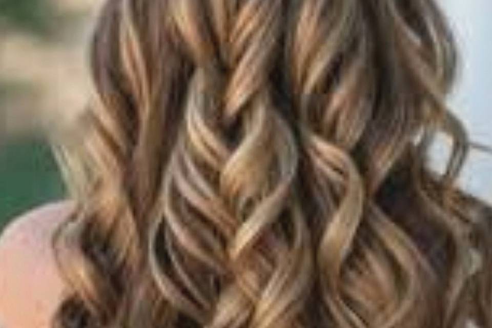 Semirecogido con ondas