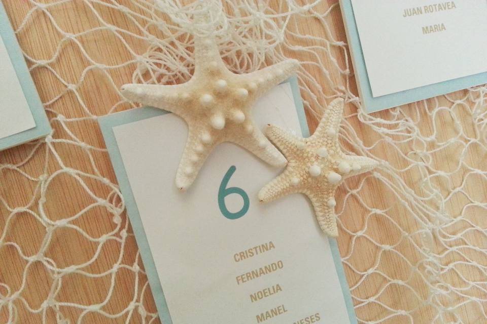 Seating plan de boda