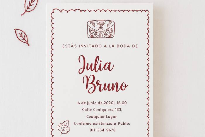 INVITACIÓN BODA