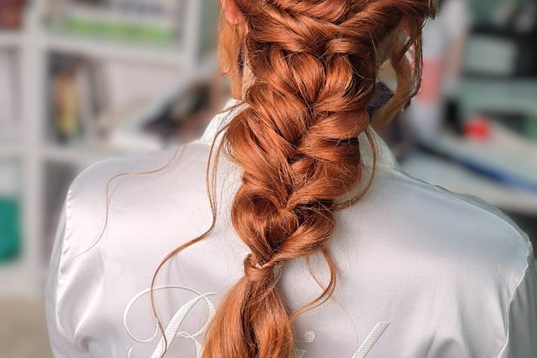Trenza de novia