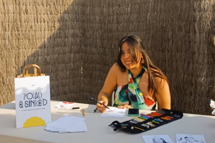 Stand de ilustraciones