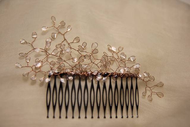 Peineta paillettes