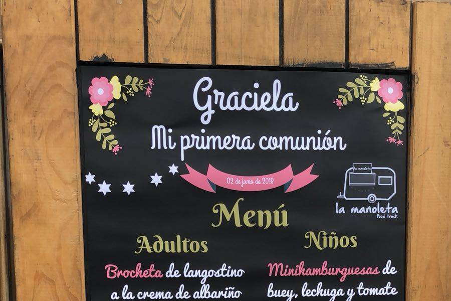 Pizarra en comunión