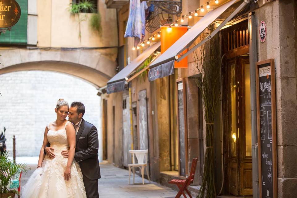 Paseo romántico por la ciudad