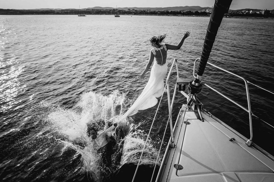 Postboda en velero