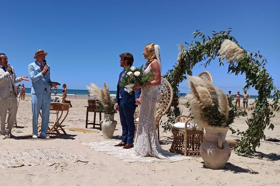 Ceremonia en la playa