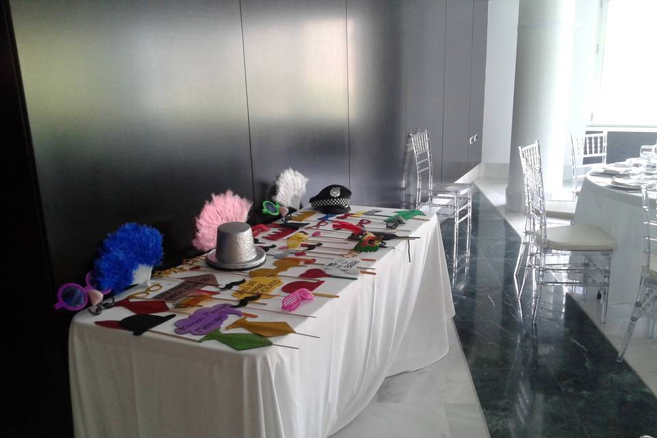 Detalles para el photocall