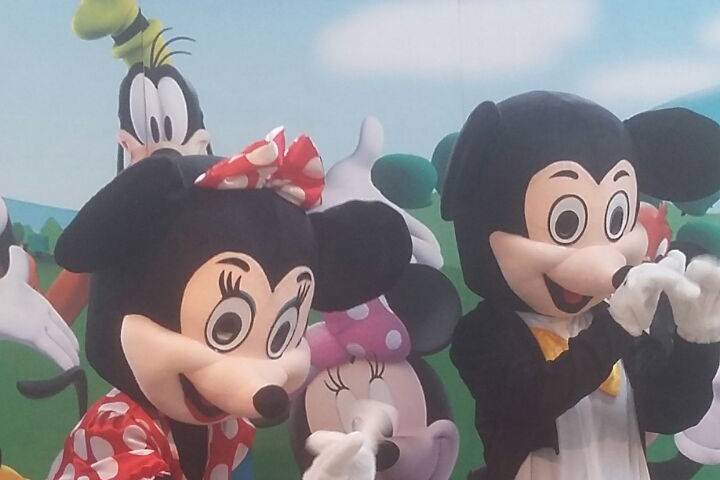 Personajes Mickie y Minnie