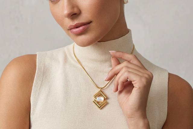 Conjunto Genuine Piedra Opal