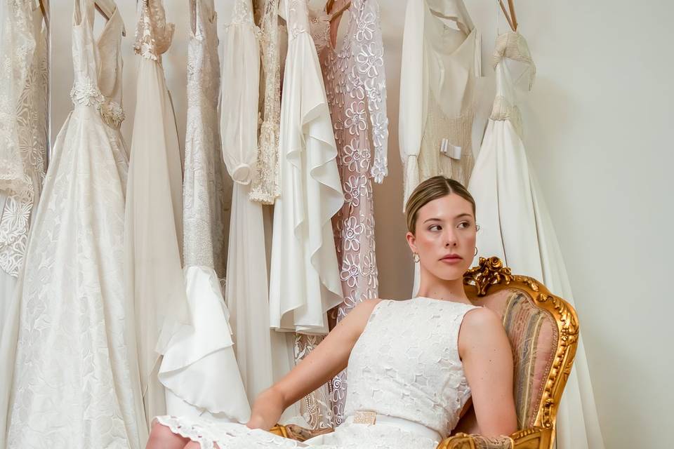 Vestido de encaje