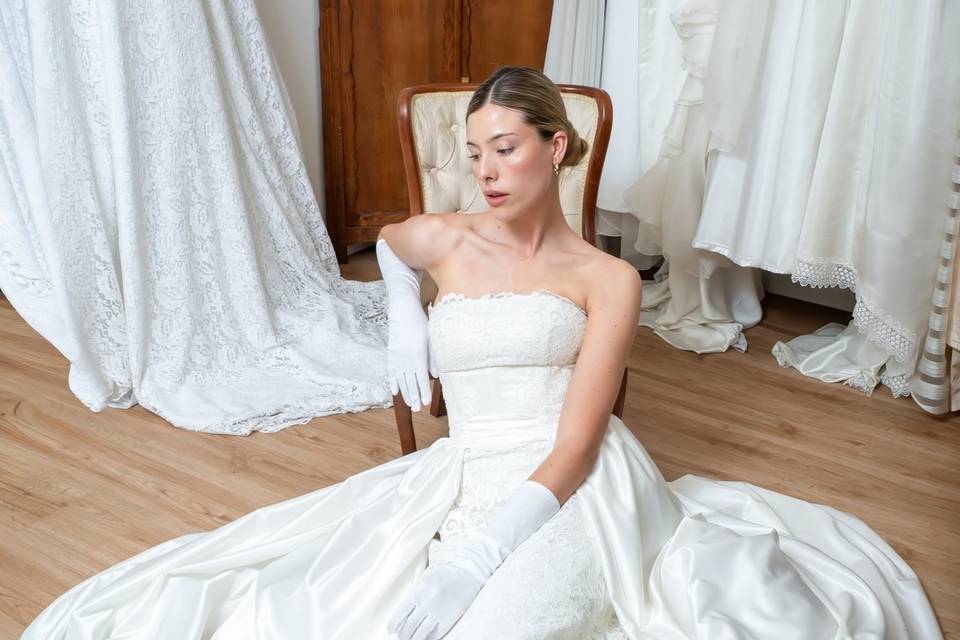 Vestido voluminoso