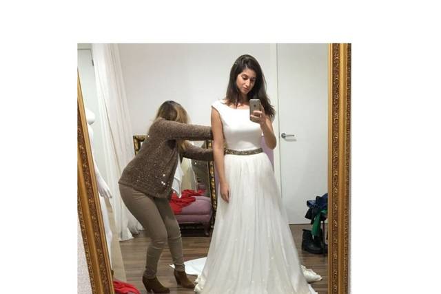 Prueba vestido novia