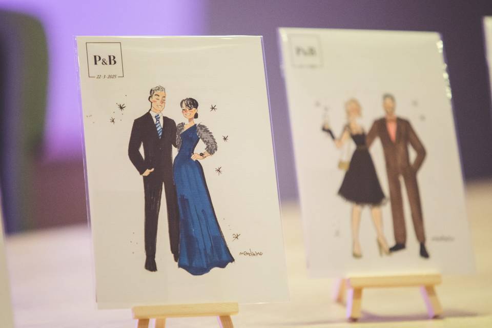 Ilustracion de pareja
