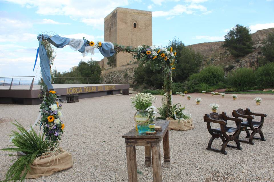 Altar civil castillo de lorca