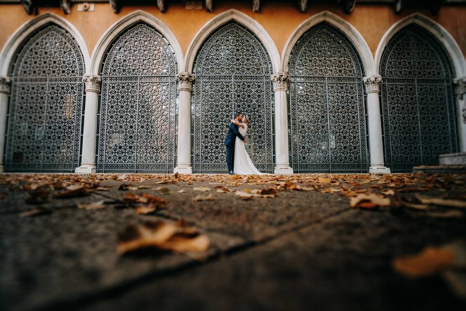 Postboda en Venecia