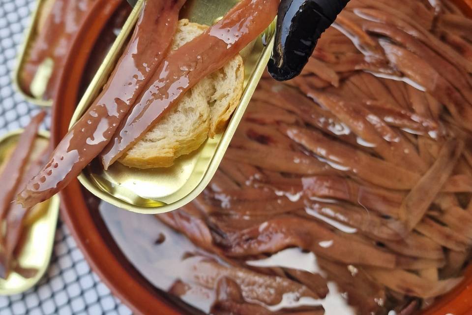 Anchoas del Cantábrico
