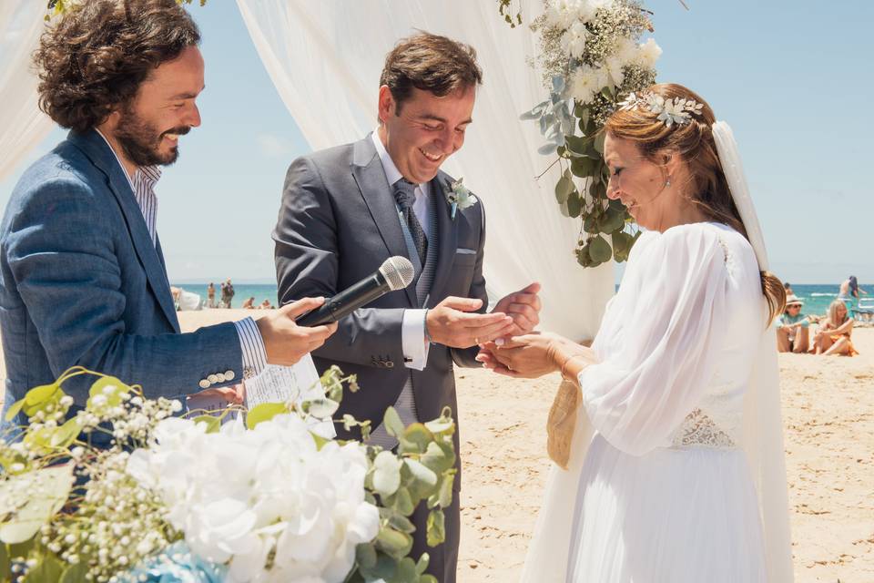 Ceremonia en la playa