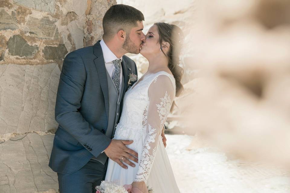 El beso - Boda en Tarifa