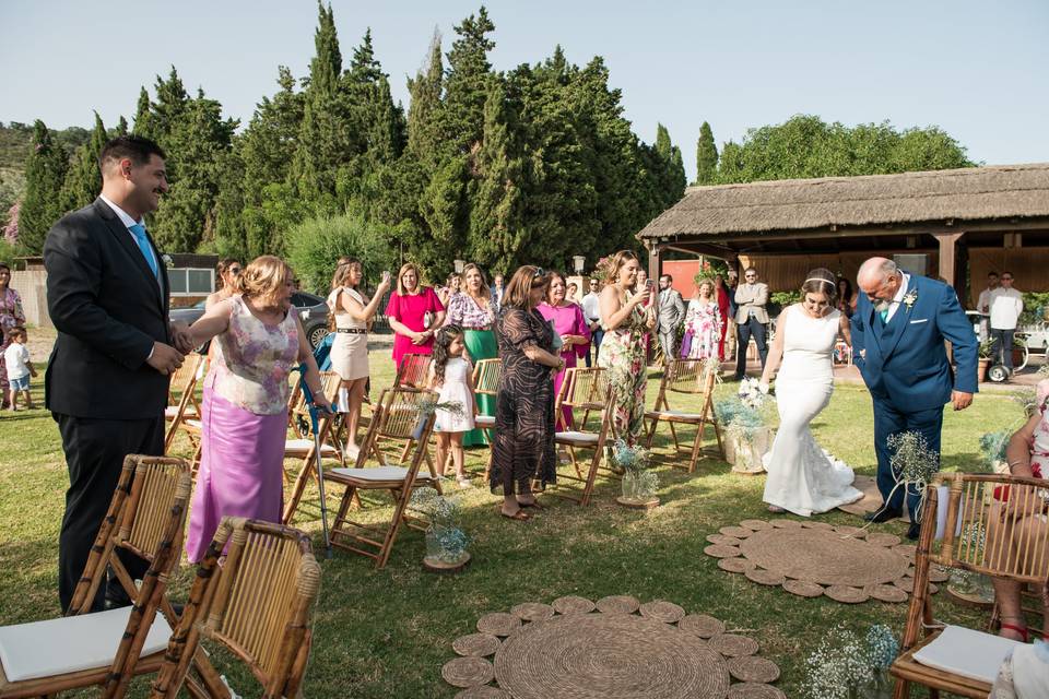 Ceremonia en finca