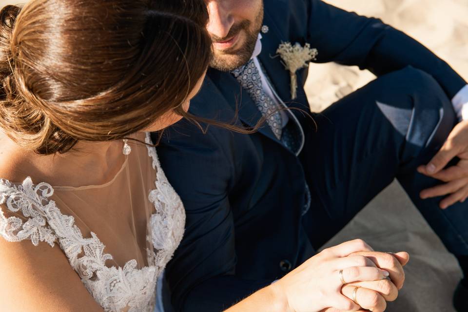 Postboda creativa en la playa